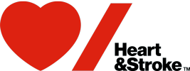 Logo HEART AND STROKE FOUNDATION